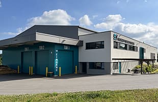Werkhalle für Lasertechnik in Chemnitz
